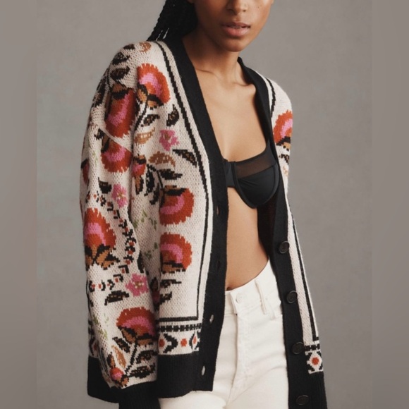 FARM Rio Palms Paradise Sand Cardigain - Picture 4 of 14